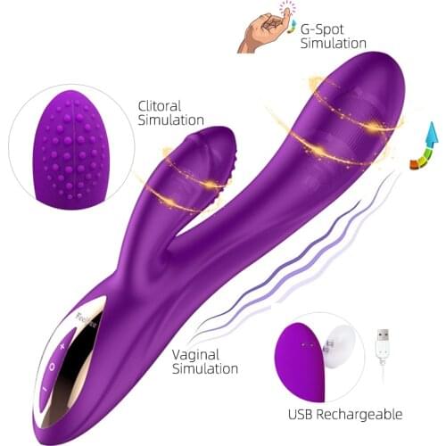 10 Speeds Dildo Vibrator For Woman Vaginal Clitoris Stimulator AV Rabbit G-Spot Masturbator Sexual Wellness Adult Sex Toys