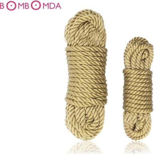 10M/5M Sex Bondage Rope Sex Toys Cotton Hemp Rope Provocative Alternative Cotton Tied Rope Bondage Comfortable Sex Products O3