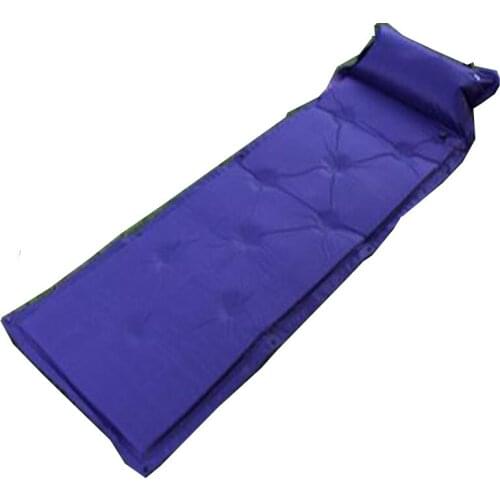 153*57cm Outdoor Self Inflating Sleeping Pad Mattress For Picnic Air Camping Bed W/Pillow 2018 CO
