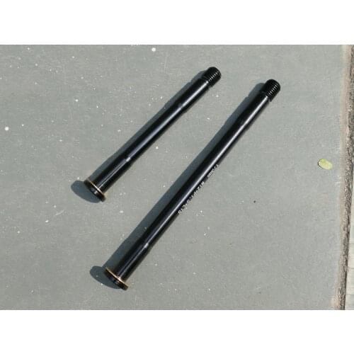 Brand New Road Gravel Bike Thru Axle - 2 pcs axle ( Front & Rear ) 100mm * 12mm Axle Front Fork + 142mm * 12mm Axle Frame