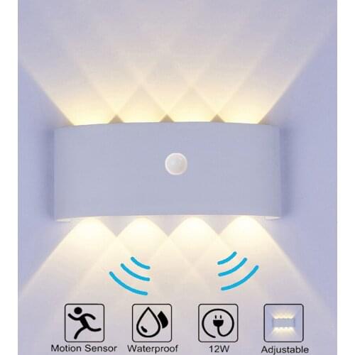 8W LED Wall Light Outdoor Waterproof IP65 Porch Garden Wall Lamp Indoor Living Room Bedroom Bedside Decoration Lighting Lamp