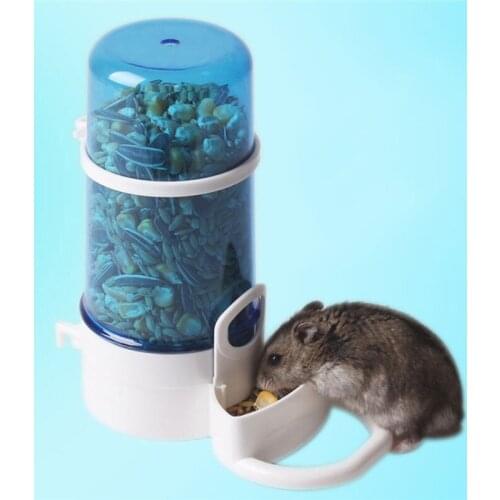 Automatic Small Pets Feeder High Quality Plastic Feeding Bowl For Hamsters Squirrels Hedgehogs Bird Automatic Pet Food Dispenser