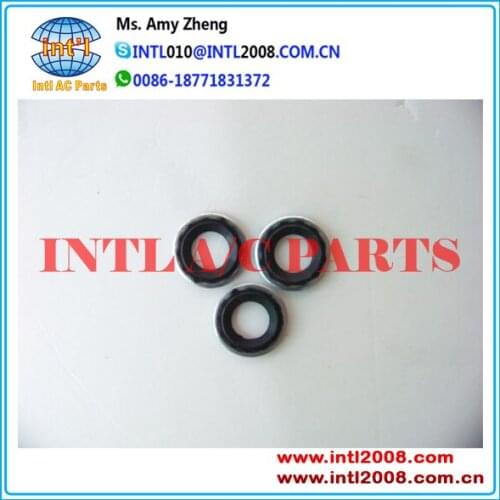 Auto a/c ac compressor 1.3mm*16.1mm*8.1mm washer gasket kit silver shaft seal