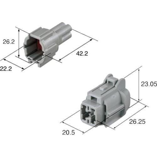 Free shipping Sumitomo 91 Versiegelt Series 090 4 Pin Connector 6185-1171 6188-0558 Female Male Waterproof Automotive Connector