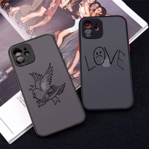 Lil Peep Phone Cases matte transparent For iphone 7 8 11 12 plus mini x xs xr pro max cover