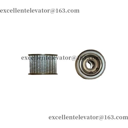 F9 Elevator Door Motor Belt Roller 26 Teeth OD44mm W30mm Bearing 6001Z Use for Thyssen 1 Pack=5 Pieces