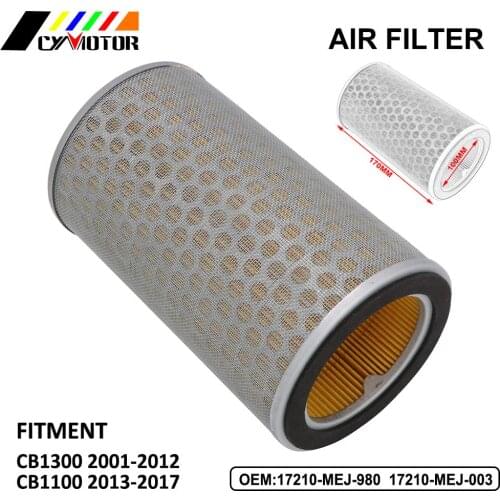Motorcycle New Engine Inlet Air Cleaner Filter For HONDA CB1300 2001-2012 CB1100 2013 2014 2015 2016 2017 Accessories