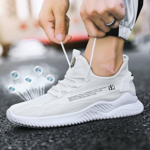 New Men Fashion Cheap Mens Sneakers Breathable Casual Shoes Mesh Lightweight Summer Mens Shoes Walking Zapatillas Hombre