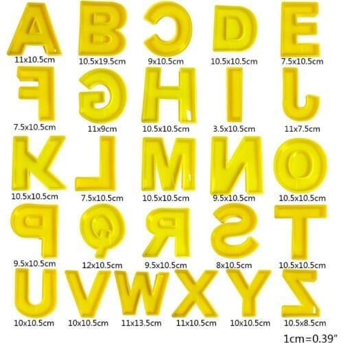 Letter Resin Casting Molds DIY Alphabet Jewelry Casting Mold Jewelry Craft Making Tools for Making Hanging Ornaments