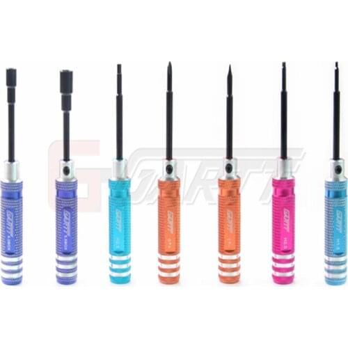 GARTT 7 PCS Steel Tool Set HEX Drivers & Hex Sockets & Screwdriver For RC Helicopter