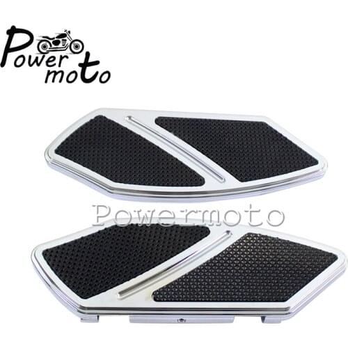 Motorcycle Passenger Diver Floorboards Foot Boards Footrest Foot Pegs Fit For Harley Touring Softail 1984-2015 All