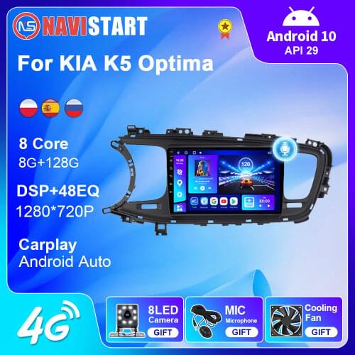 9 Inch Android 10 For KIA K5 Optima 2013-2015 Car Radio GPS Navigation Android Auto 4G WIFI BT DSP Carplay 2 Din No DVD Player