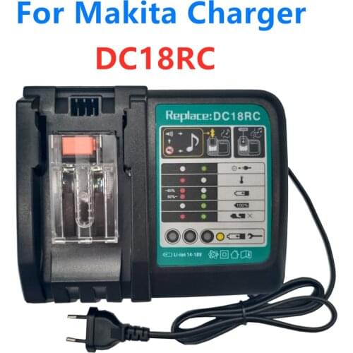 2021 New Battery Charger for Makita 7.2V-18V BL1830 Bl1430 DC18RC DC18RA EU Plug 1pcs USB Adapter FREE SHIPPING