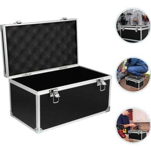 Portable Carrying Case Aluminum Tool Box Shockproof Instrument Container
