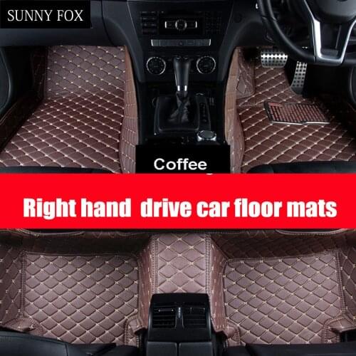 Right hand drive / RHD / UK Car floor mats for BMW 3 series E46 316 318ci 318d 320d 313 325 328 330d car styling all weather car