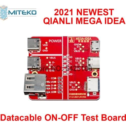 Qianli Data Cable Switching Test Board Easy Quick Operation For Test ON-OFF Method
