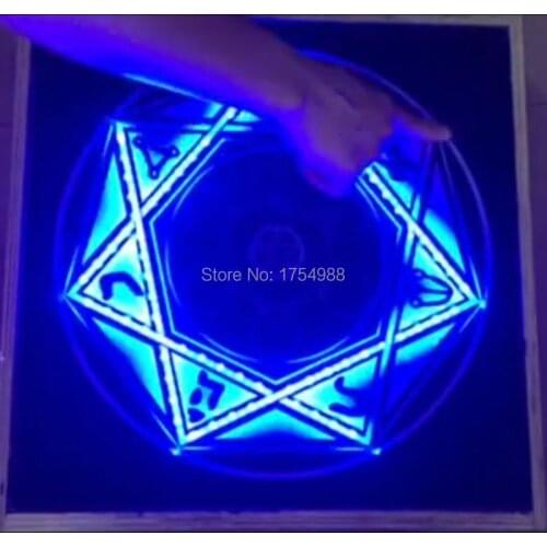 Seven angle star one touch drawing props Real life escape room game prop room escape controller can controll 12v light or motor