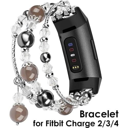 Charge 4 Strap Replacement for Fitbit Charge 2 3 SE Bracelet Woman Watch Bands Replacement Accessories Luxury Dressy Jewelry