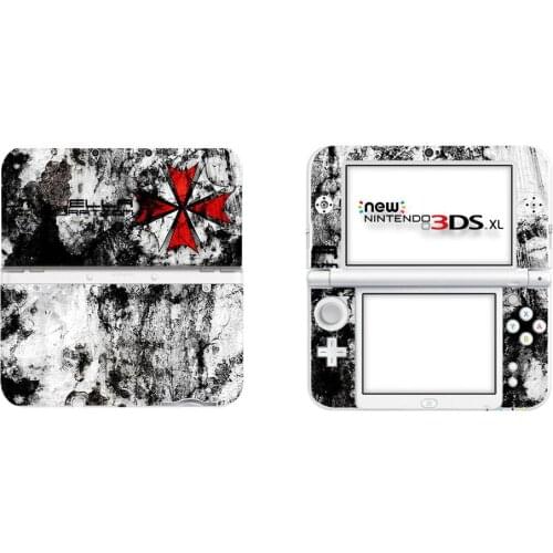 Biohazard Umbrella Full Cover Decal Skin Sticker for NEW 3DS XL Skins Stickers for NEW 3DS LL Vinyl Protector Skin Sticker