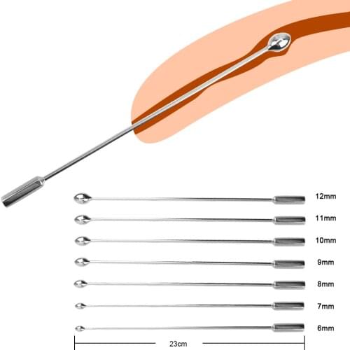 Metal Urethral Catheter Horse Eye Stimulation Male Urethral Dilator Sex Toys for Men Penis Plug Sounding Male Chastity Device