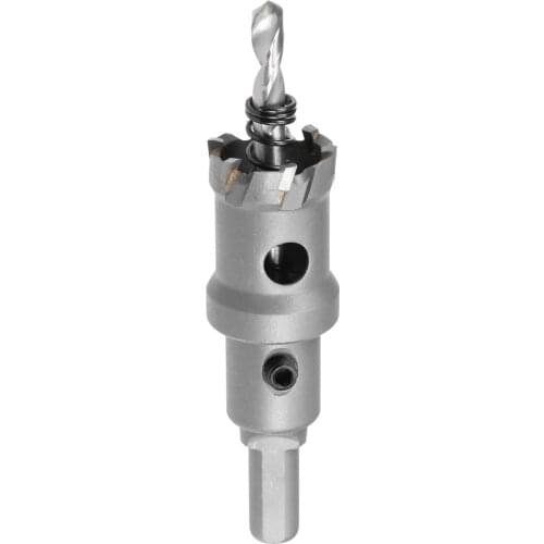 Uxcell 1Pcs 23/23.5/24/24.5/25/25.5/26/27/28/30/32/35/38/40/42mm Carbide Hole Saw Cutter Drill Bit for Stainless Steel Alloy