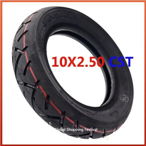 High quality10x2.50 CST Tyres Electric Scooter Balancing Hoverboard Self Smart Balance 10 Inch Tire Inner Tube Replacement Parts