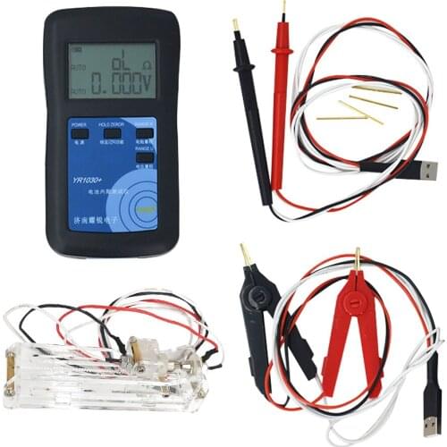 New 0~28V YR1030 Lithium Battery Internal Resistance Test Instrument 18650 Battery Nickel Hydride Hydrid Button Battery Tester