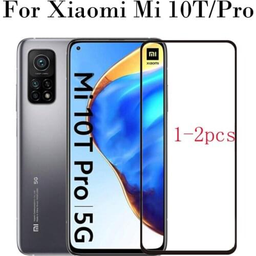 2Pcs Tempered Glass For Xiaomi Mi 10T Glass Screen Protector 9H Premium Tempered Glass For Xiami Mi 10T Pro Protective Film