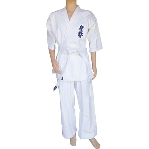 12oz Karate Clothing for Children Adult Breathable cotton Karate dobok kyokushin Karate Kyokushinkai Uniforms Kata Karate GI