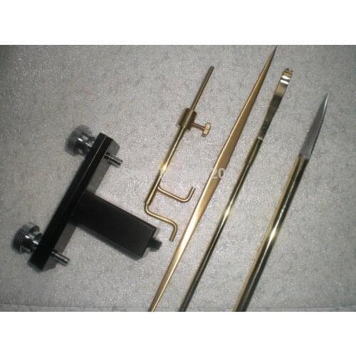 5 PCs Violin making luthier tools sound post setter knife retriever gauge