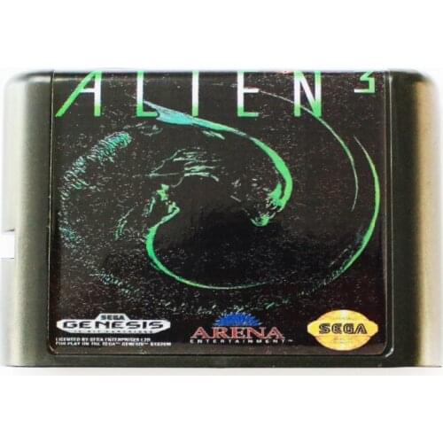 Alien 3 16 bit MD Game Card For Sega Mega Drive For SEGA Genesis