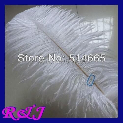 Free shipping 200PCS/LOT 14-16 inches 35-40cm white Ostrich drab feather ostrich plumes