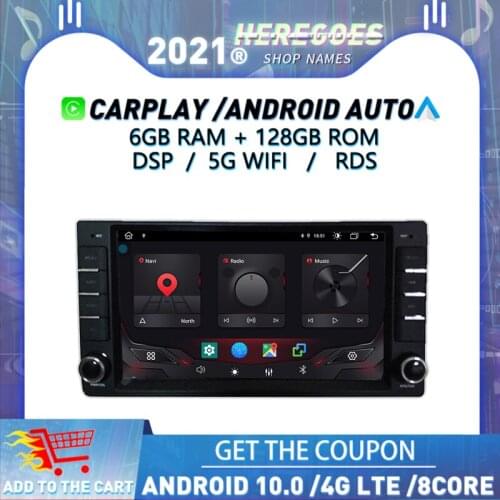 Carplay DSP Android 10.0 2G+32GB Car Multimedia Video Player 4G LTE Bluetooth RDS Stereo Audio Head Unit For Nissan LIVINA Radio