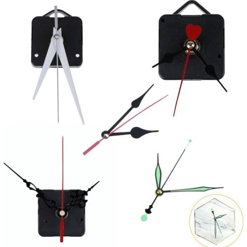 1 Set Silent Wall Clock Quartz Movement Mechanism diy Wall Clock Quartz Clock Hour/Minute Hand Clock Movement