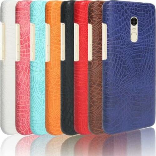 For Redmi Note 4 Case Crocodile Pattern Slim Hard Cover For Xiaomi Redmi Note 4X Mobile Phone Shell Mi A2 Lite Mi 9 SE Case