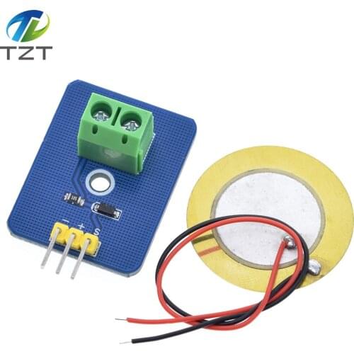 DIY KIT 3.3V/5V Ceramic Piezo Vibration Sensor Module Analog Controller Electronic Components Supplies Sensor for Arduino UNO R3