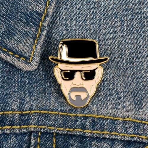 Movie Jewlery Br Ba Enamel Pin Custom Movie TV Role Brooches for Shirt Lapel Bag Badge Punk Vintage Classic