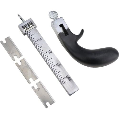 Leather Craft Tools Strip and Strap Cutter Adjustable Stainless Steel Hand Cutting Leathercraft Tools for Diy Belt Cutters