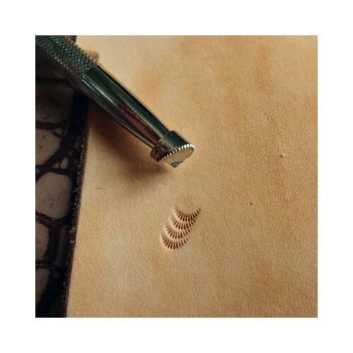 DIY Craft Alloy Metal Leather Craft Tools U Code Flower Stalk Stamp Tools