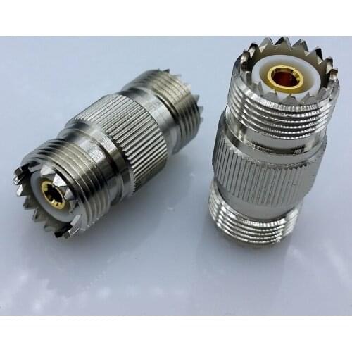 M type SL16 SO-239 UHF type Female To UHF Female Jack RF coaxial Straight Connector Adapter 1pcs