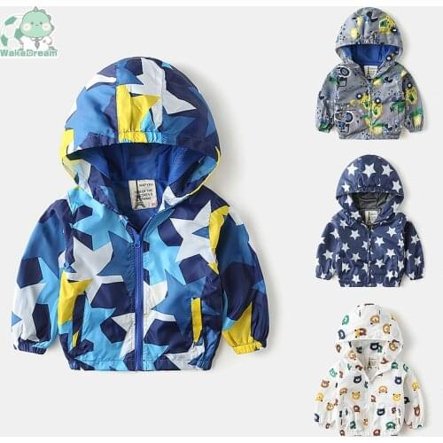 Fur Jacket Kids Children Autumn Coat Boys Girls Jacket Outerwear Fashion Camouflage Stars Print Hooded Zipper Clothes