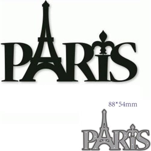 Metal cutting dies cut die mold paris decoration Scrapbook paper craft knife mould blade punch stencils