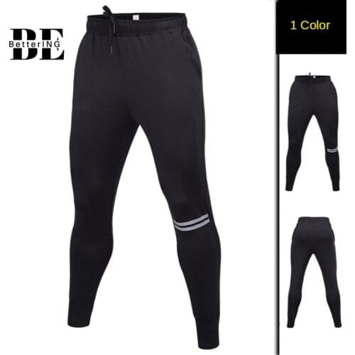 2021 Mens New Sweatpants Black Loose Breathable Running Pants Football Basketball Training Fitness Fast Dry Pants Summer