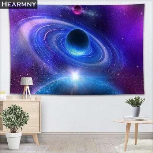 Custom Galaxy Wall Tapestry Home Decoration Wall Carpet Rectangular Modern Printing Fabric Yoga Mat Blanket Tapestry