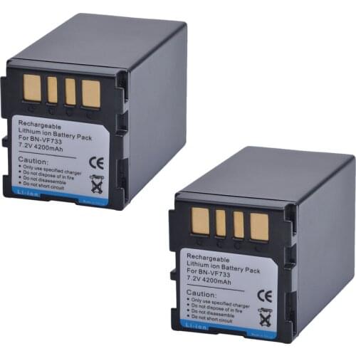 New 4200mAh 7.2V BN-VF733 BNVF733 BN VF733 Rechargeable Li-ion Battery for JVC BN-VF733 BN-VF707U BN-VF714U BN-VF733U Camcorder