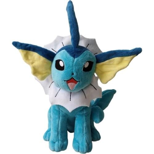 Original Pokemon Vaporeon Plush Doll Stuffed Toys 26cm Kawaii Kid Gift