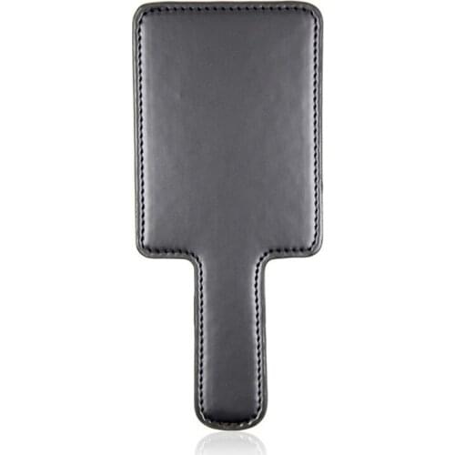 PU Leather Ass Spanking Paddle Square Whip Sexy Flogger Adult Game Fetish Sex Toy for Couple Kinky Pat BDSM Slave Clap Slap