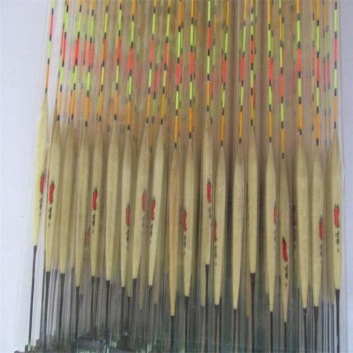 5Pcs/lot Fishing Floats Wood Balsa Flotteur Peche Shallow Water Ice Floating Bobbers Wooden Float Fishing Accessories Tackle