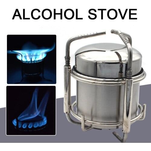 Portable Mini Alcohol Stove Multi-function Cookware Stove Camping Cooking Stove Tourist Burnerfor Outdoor Camping Picnic Cooking