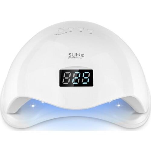 Sun5 Nail Dryer 48W LED UV Lamp Nail Dryer Fingernail Toenail Gel Curing Manicure Machine Nail Art Salon Tool Automatic Sensing